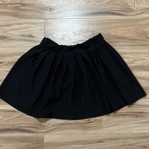School Girl Style Black Skirt with pleats skater skirt